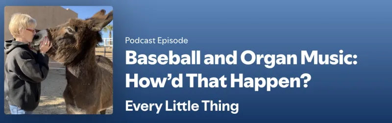 Every Little Thing - Baseball and Organ Music